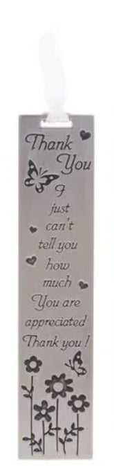 Thank You Stainless Steel Bookmarks With Love
